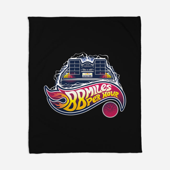 When this baby hits 88 miles per hour...-none fleece blanket-victorsbeard