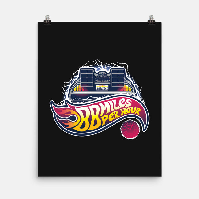When this baby hits 88 miles per hour...-none matte poster-victorsbeard