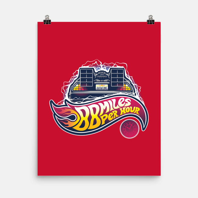 When this baby hits 88 miles per hour...-none matte poster-victorsbeard