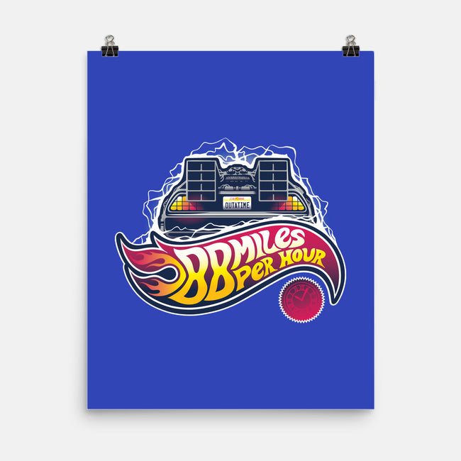 When this baby hits 88 miles per hour...-none matte poster-victorsbeard