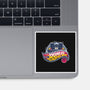 When this baby hits 88 miles per hour...-none glossy sticker-victorsbeard