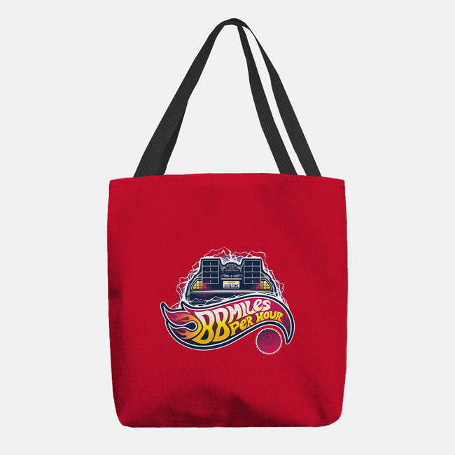 When this baby hits 88 miles per hour...-none basic tote-victorsbeard