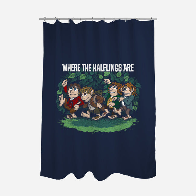 Where the Halflings Are-none polyester shower curtain-DJKopet
