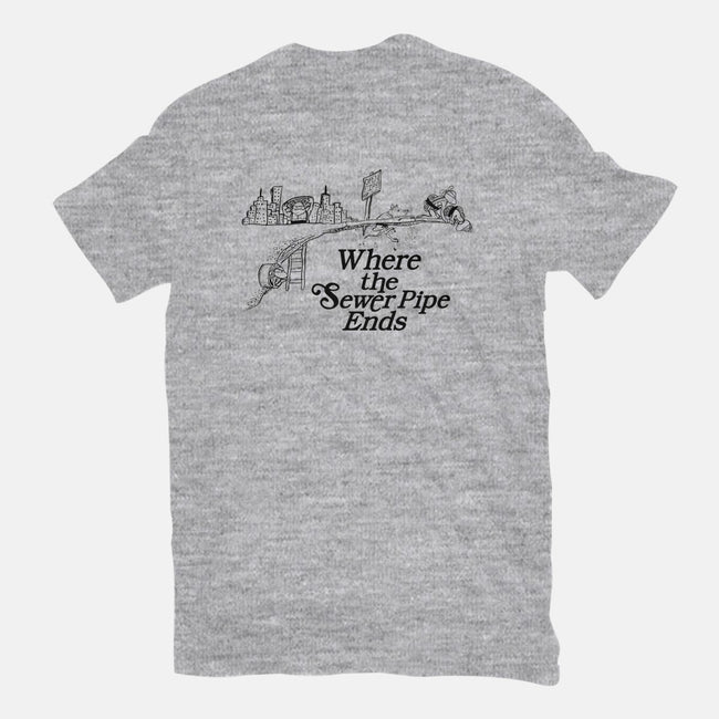 Where the Sewer Pipe Ends-mens heavyweight tee-beware1984