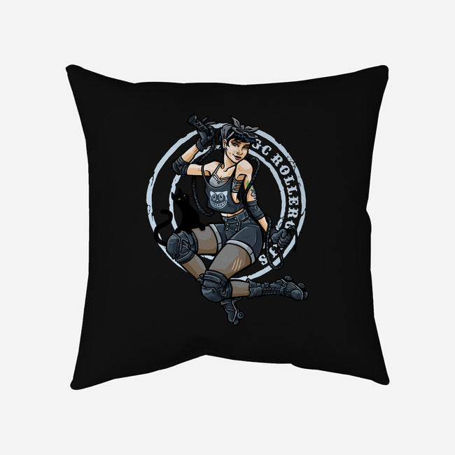 Whip It-none removable cover w insert throw pillow-tomkurzanski