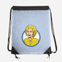 White Delight-none drawstring bag-ibtrav