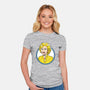White Delight-womens fitted tee-ibtrav