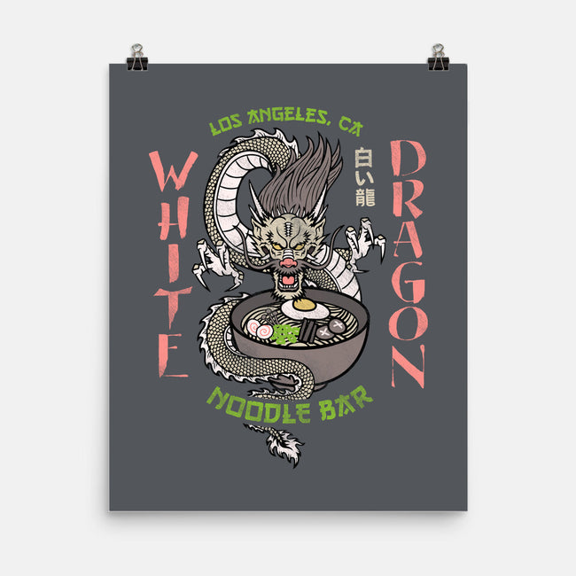 White Dragon Noodle Bar-none matte poster-Beware_1984