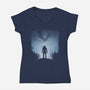 White Wolf vs The Griffin-womens v-neck tee-ddjvigo