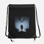 White Wolf vs The Griffin-none drawstring bag-ddjvigo