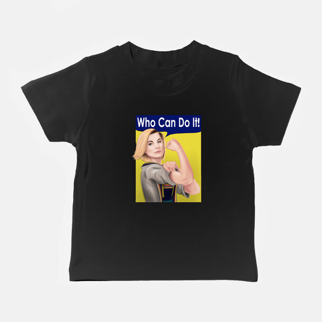 Who Can Do It!-baby basic tee-MarianoSan