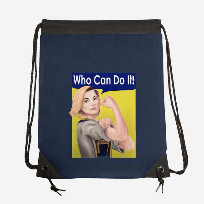 Who Can Do It!-none drawstring bag-MarianoSan