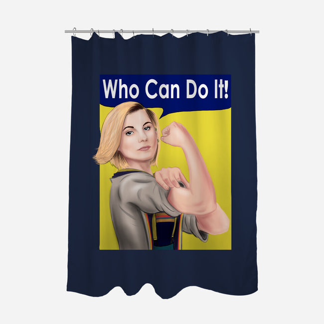 Who Can Do It!-none polyester shower curtain-MarianoSan