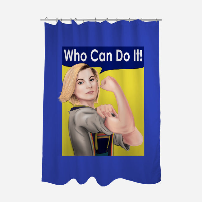 Who Can Do It!-none polyester shower curtain-MarianoSan