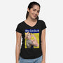 Who Can Do It!-womens v-neck tee-MarianoSan