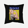 Who Can Do It!-none removable cover w insert throw pillow-MarianoSan