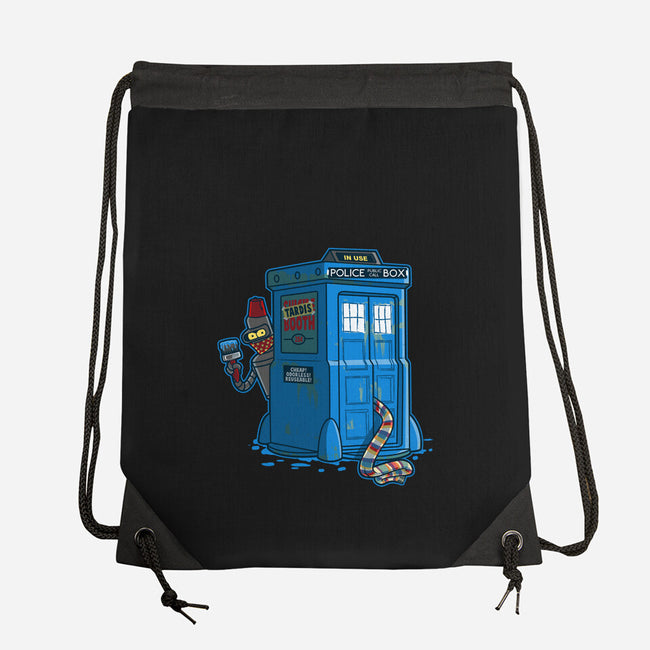 Who-icide Booth-none drawstring bag-Bamboota