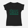 Wholly Organic-womens v-neck tee-Beware_1984