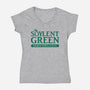 Wholly Organic-womens v-neck tee-Beware_1984