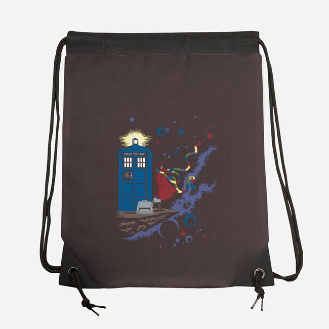 Who's Space-none drawstring bag-kal5000