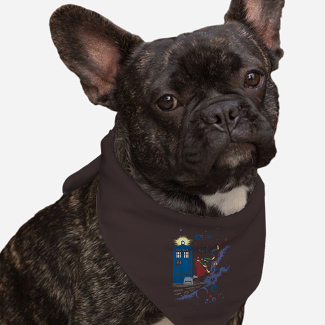 Who's Space-dog bandana pet collar-kal5000