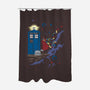 Who's Space-none polyester shower curtain-kal5000