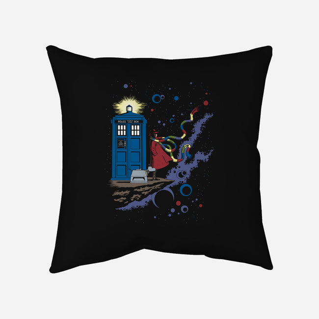 Who's Space-none removable cover w insert throw pillow-kal5000