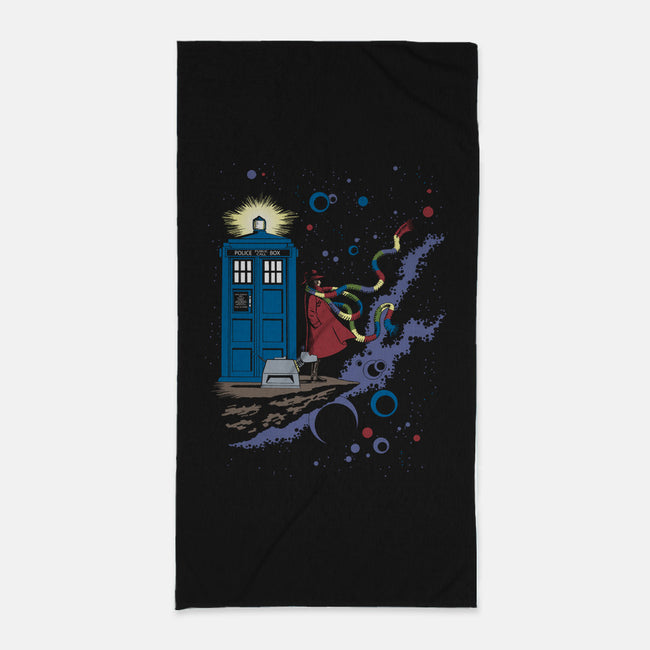 Who's Space-none beach towel-kal5000