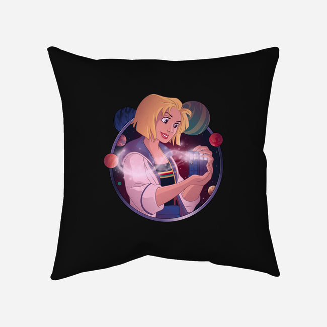 Who's That Girl?-none removable cover w insert throw pillow-saqman