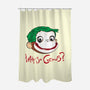 Why So Curious?-none polyester shower curtain-andyhunt
