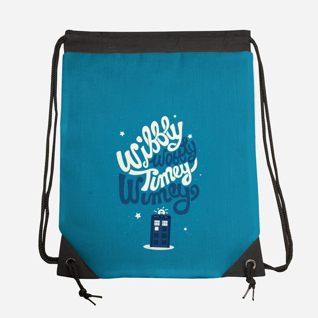 Wibbly Wobbly-none drawstring bag-risarodil