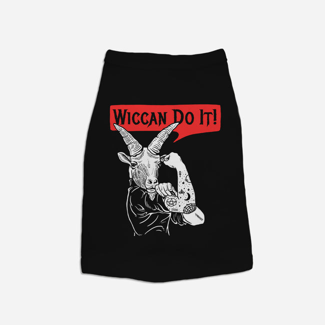 Wiccan Do It-cat basic pet tank-dumbshirts