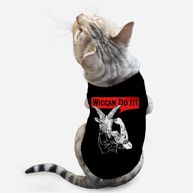Wiccan Do It-cat basic pet tank-dumbshirts