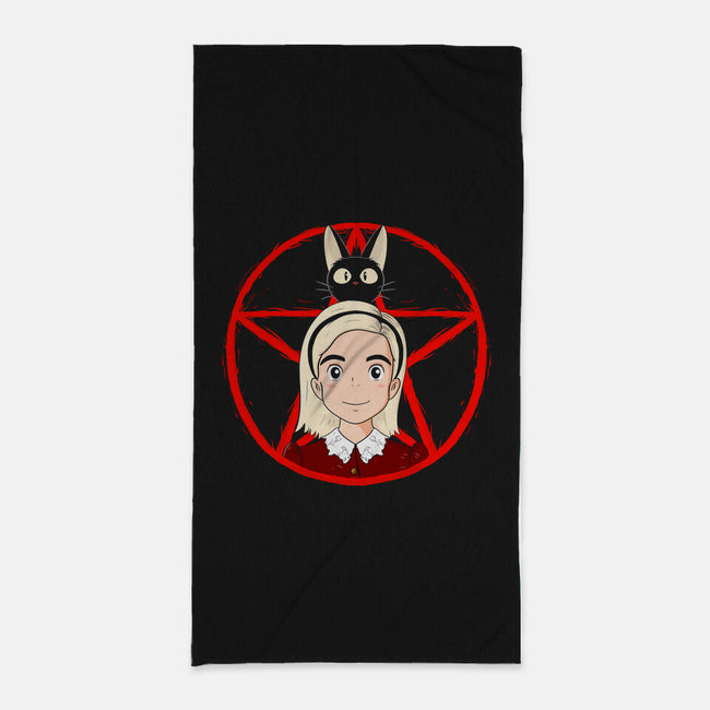 Wicca's Delivery Service-none beach towel-MarianoSan