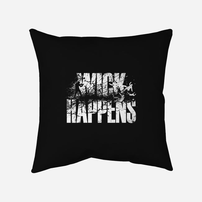Wick Happens-none removable cover throw pillow-Bo Bradshaw