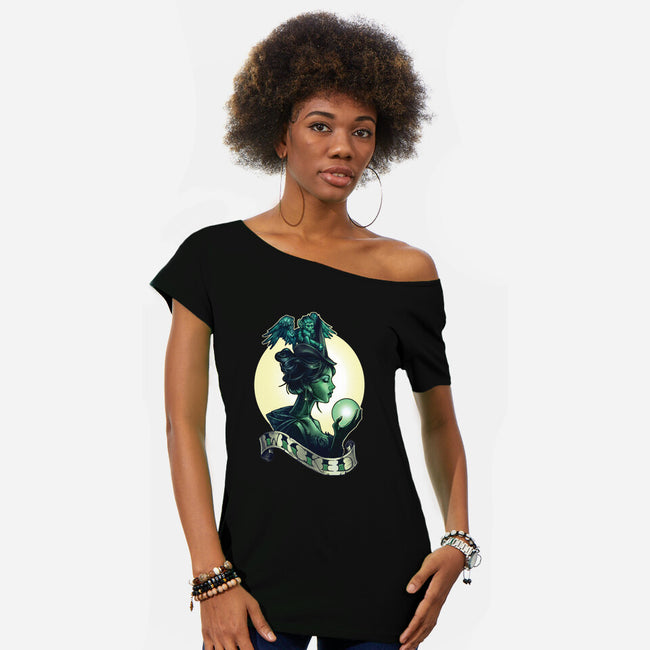 Wicked-womens off shoulder tee-TimShumate