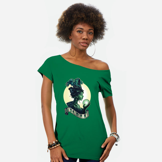Wicked-womens off shoulder tee-TimShumate