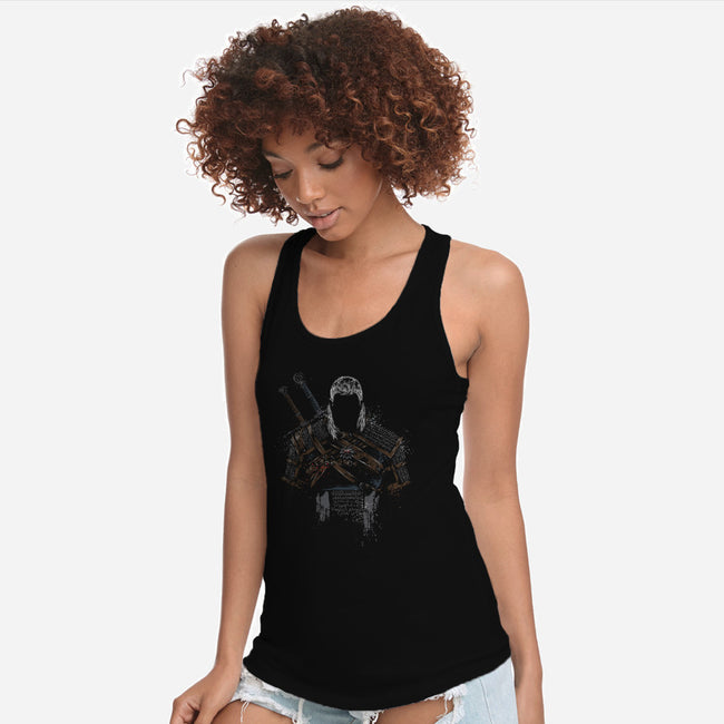 Wild Hunter-womens racerback tank-DrMonekers