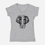 Wild Safari-womens v-neck tee-dandingeroz