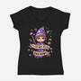 Will The Wise-womens v-neck tee-GeekyDog