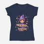 Will The Wise-womens v-neck tee-GeekyDog