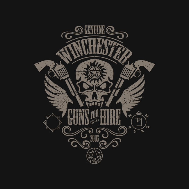 Winchester Guns for Hire-unisex kitchen apron-jrberger