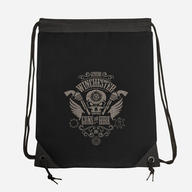 Winchester Guns for Hire-none drawstring bag-jrberger