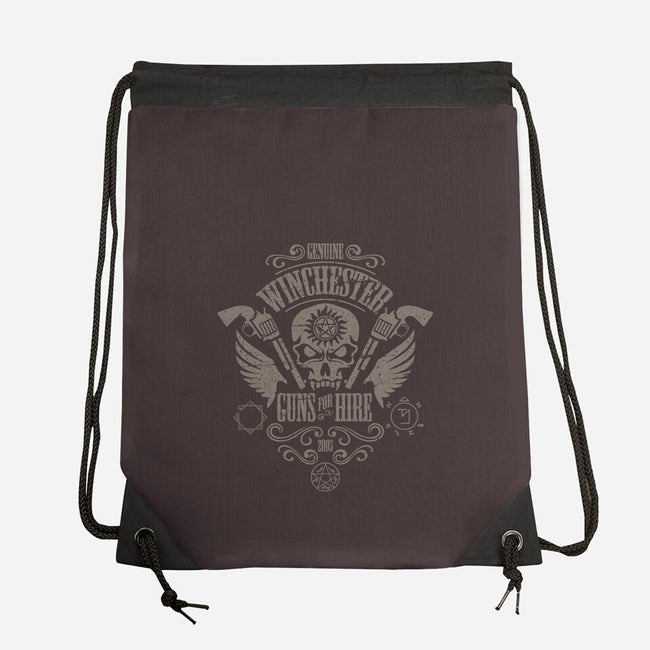 Winchester Guns for Hire-none drawstring bag-jrberger