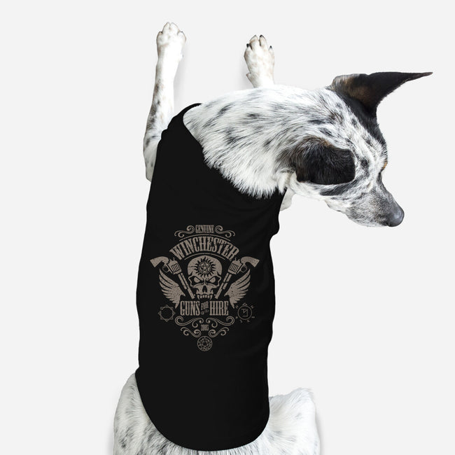 Winchester Guns for Hire-dog basic pet tank-jrberger