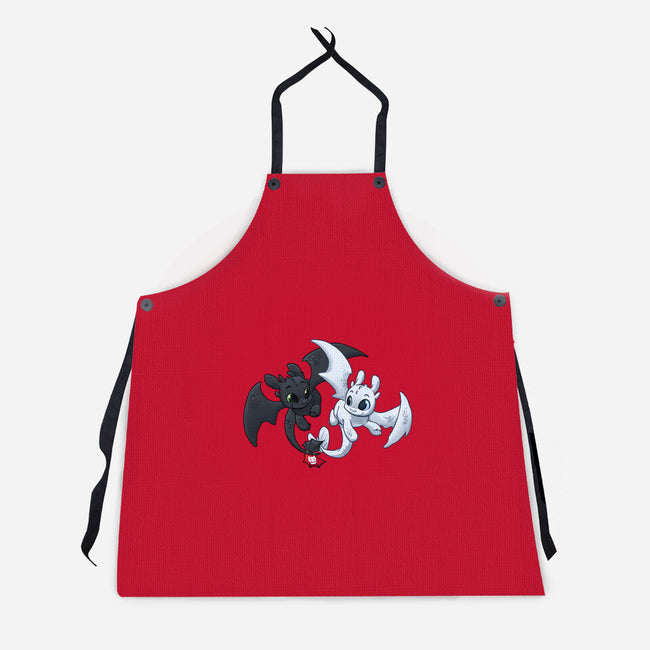 Wings-unisex kitchen apron-DoOomcat