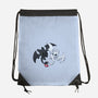 Wings-none drawstring bag-DoOomcat