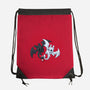 Wings-none drawstring bag-DoOomcat