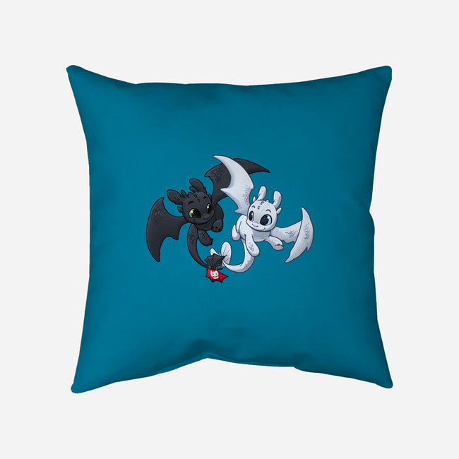 Wings-none removable cover w insert throw pillow-DoOomcat