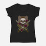 Wings of Freedom-womens v-neck tee-Crumblin' Cookie